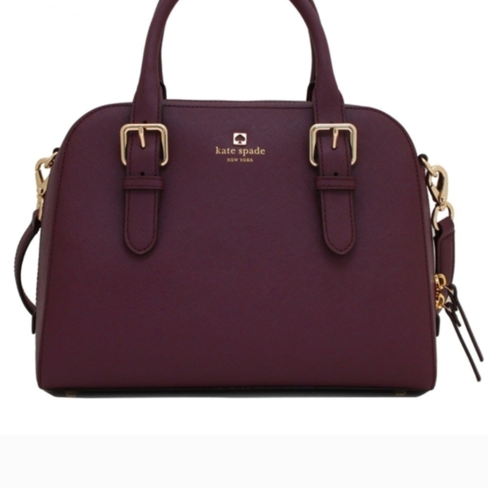 Kate Spade New York Cove Street Small Felix Purple Dome Satchel Crossbody